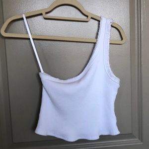 UO one shoulder top